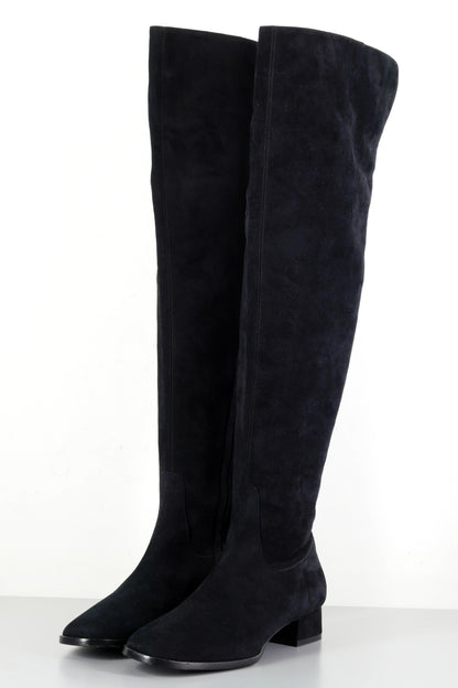 BUUTS Trussardi Overknees Wildleder schwarz 223040-2