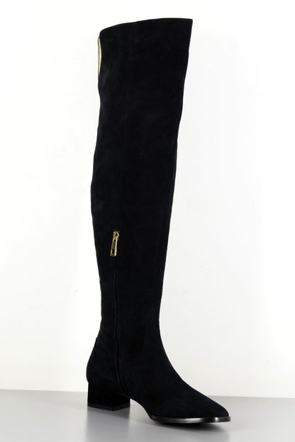 BUUTS Trussardi Overknees Wildleder schwarz 223040-3