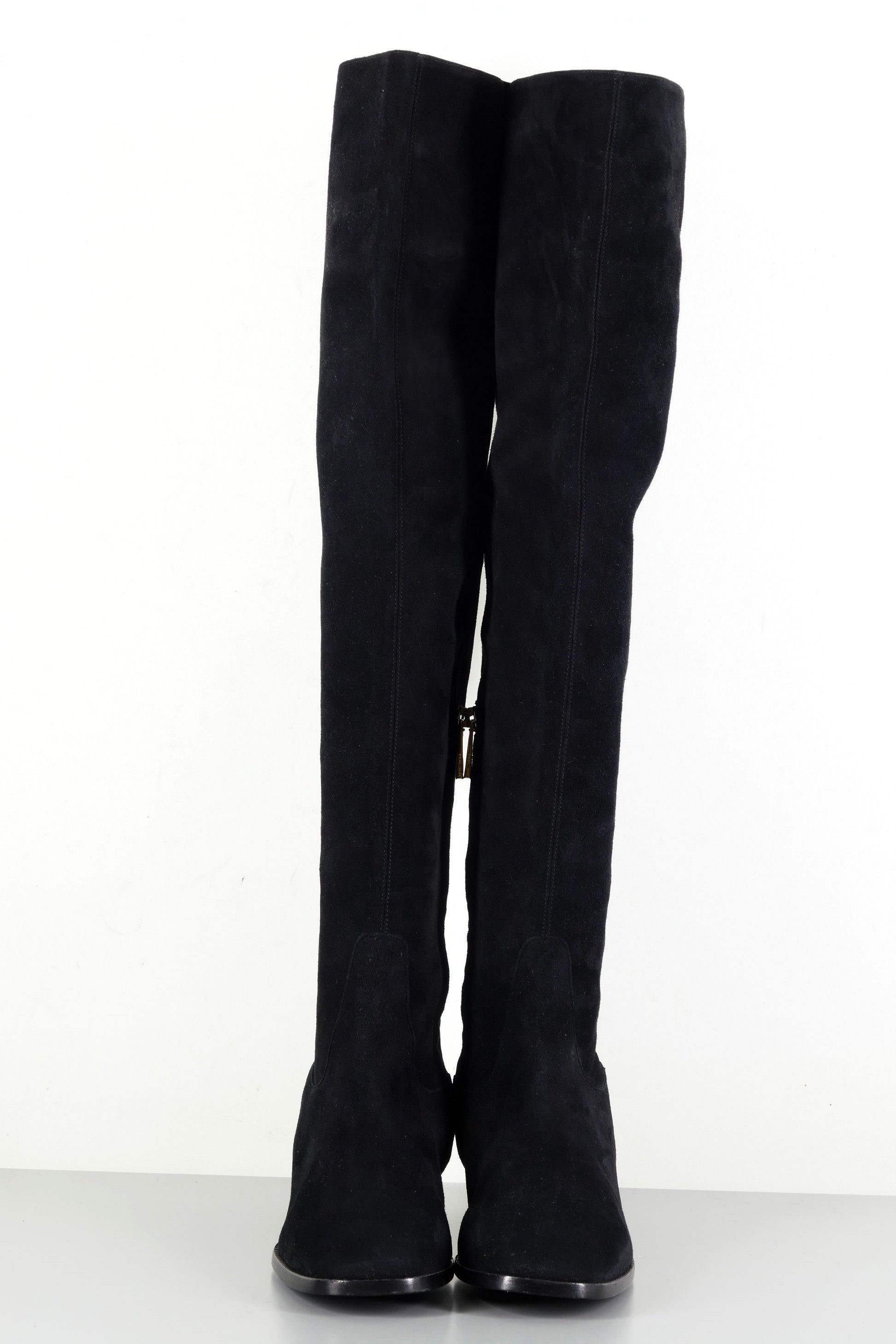 BUUTS Trussardi Overknees Wildleder schwarz 223040-4