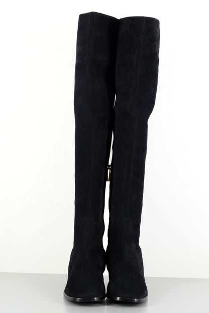 BUUTS Trussardi Overknees Wildleder schwarz 223040-4