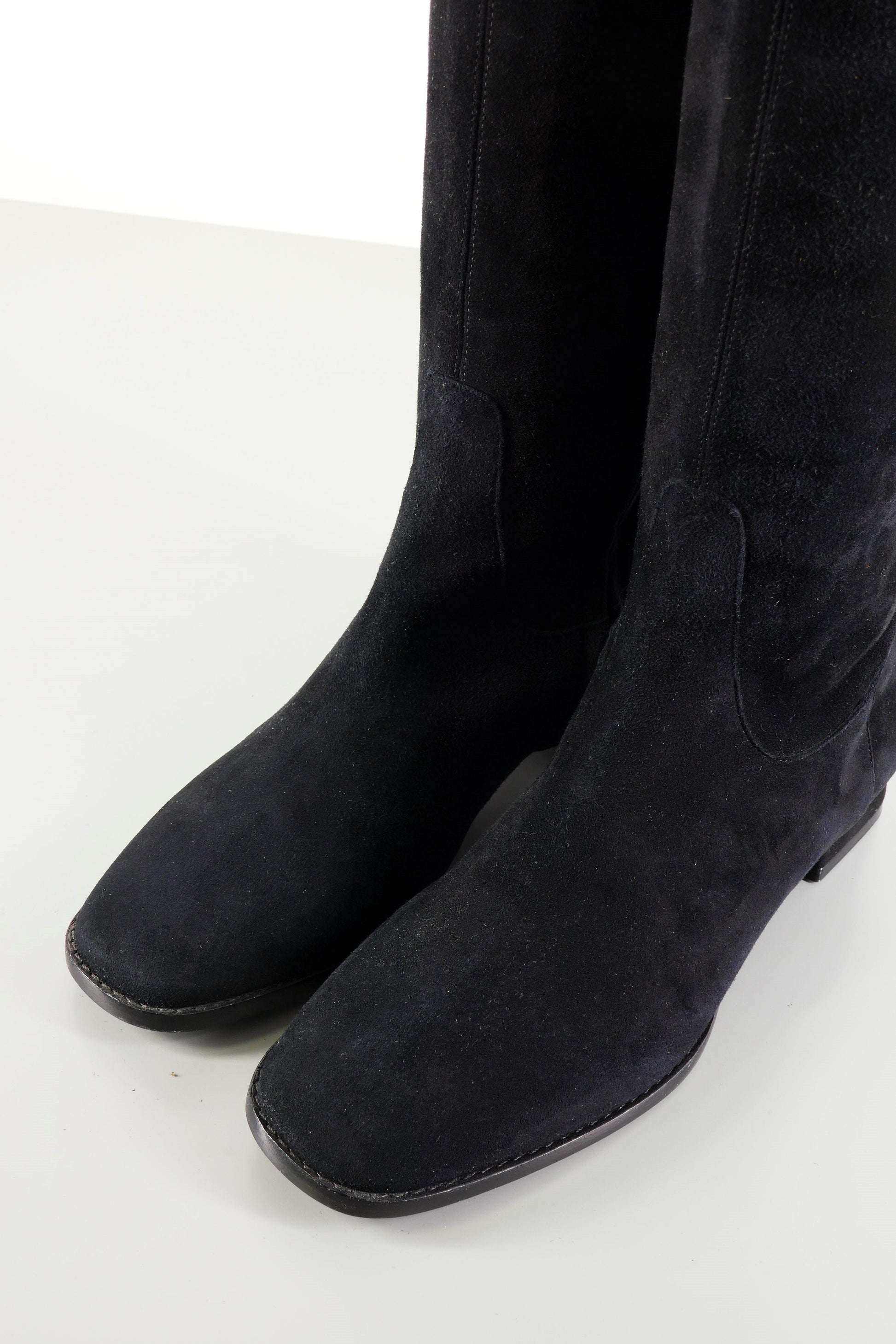 BUUTS Trussardi Overknees Wildleder schwarz 223040-8