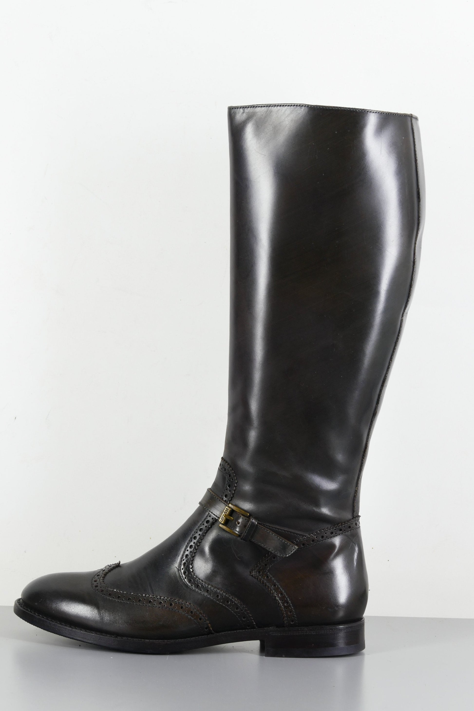 BUUTS Lotusse Stiefel Leder dunkelgrün 223042-1