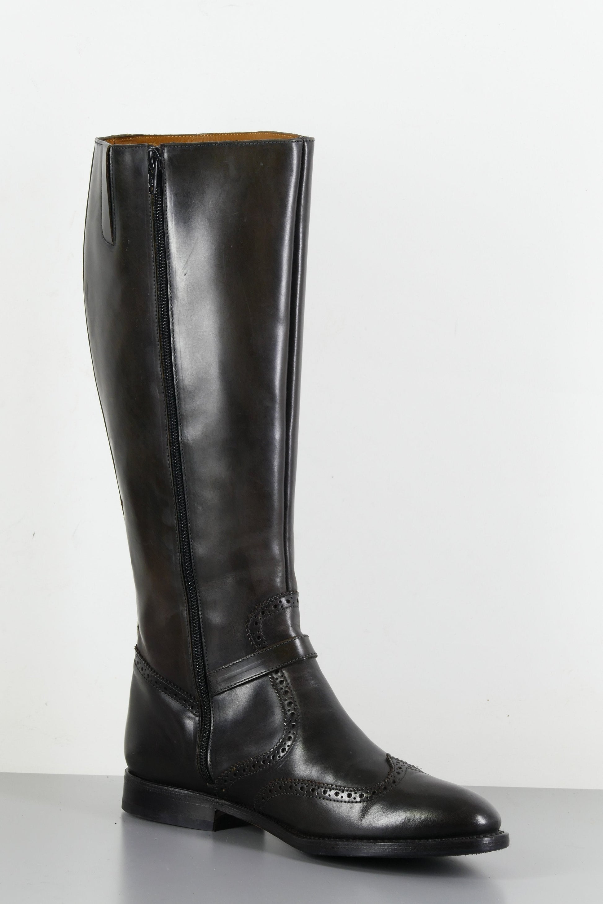 BUUTS Lotusse Stiefel Leder dunkelgrün 223042-3