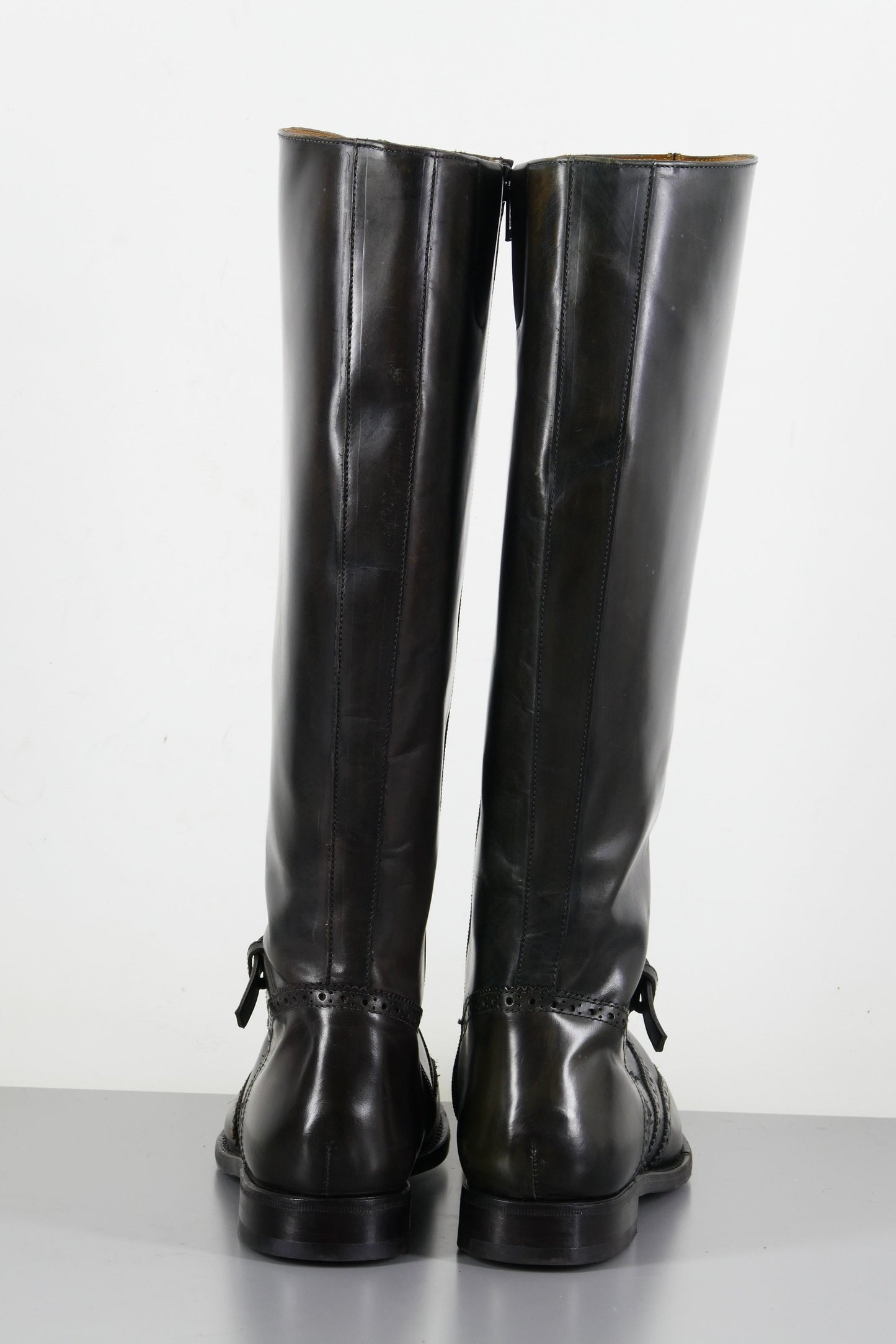 BUUTS Lotusse Stiefel Leder dunkelgrün 223042-4