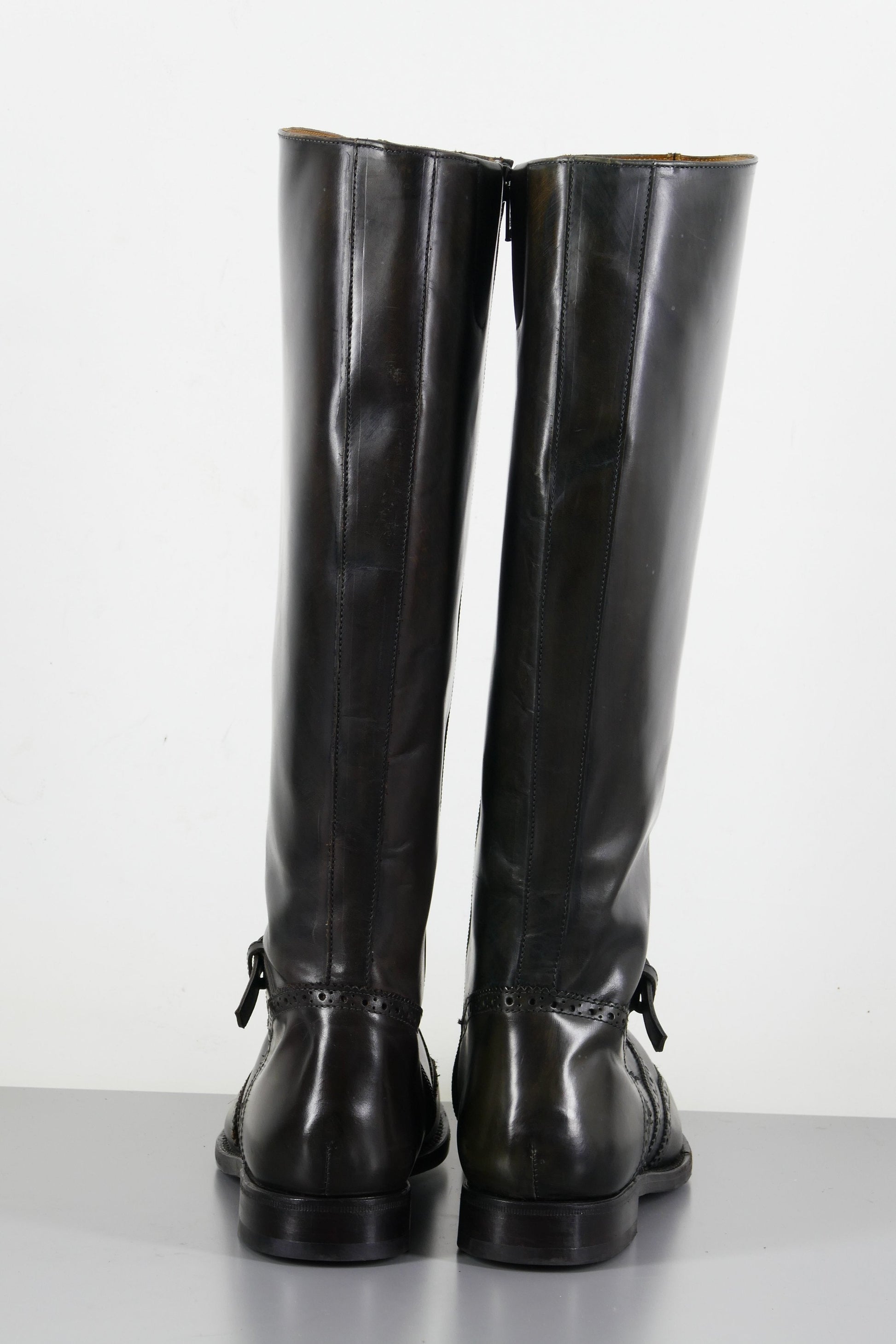 BUUTS Lotusse Stiefel Leder dunkelgrün 223042-4