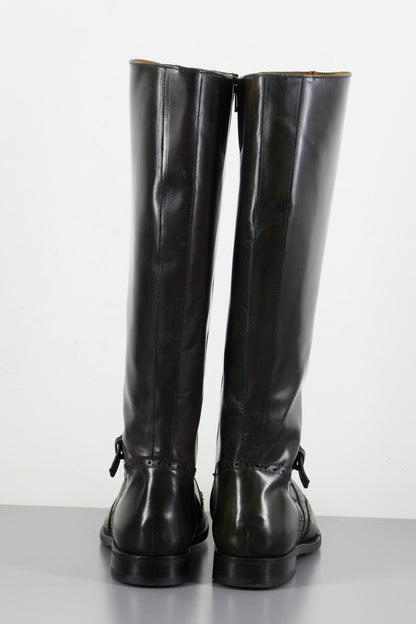 BUUTS Lotusse Stiefel Leder dunkelgrün 223042-4