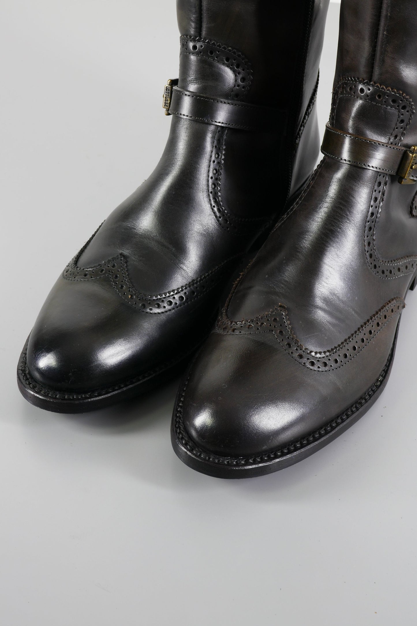 BUUTS Lotusse Stiefel Leder dunkelgrün 223042-5