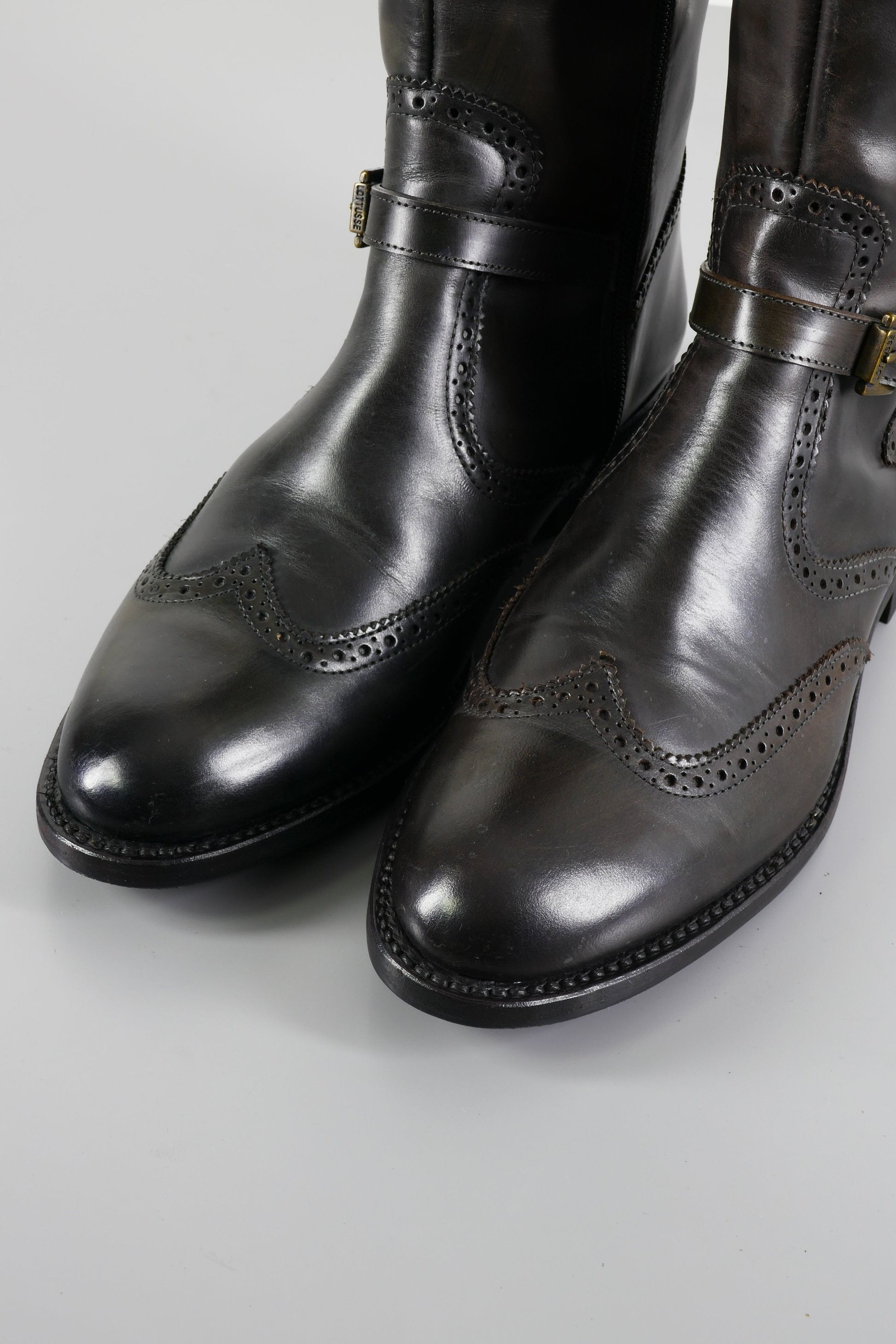 BUUTS Lotusse Stiefel Leder dunkelgrün 223042-5