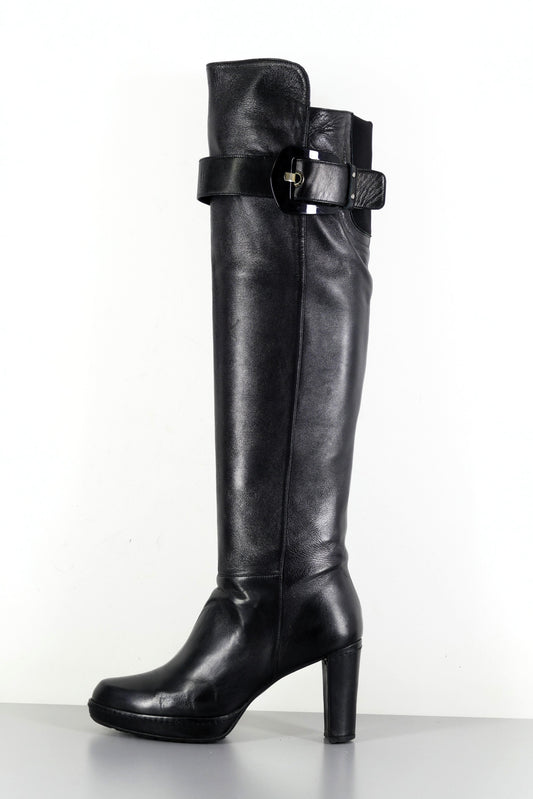 BUUTS Stuart Weitzmann Hohe Stiefel Leder schwarz 223043-1