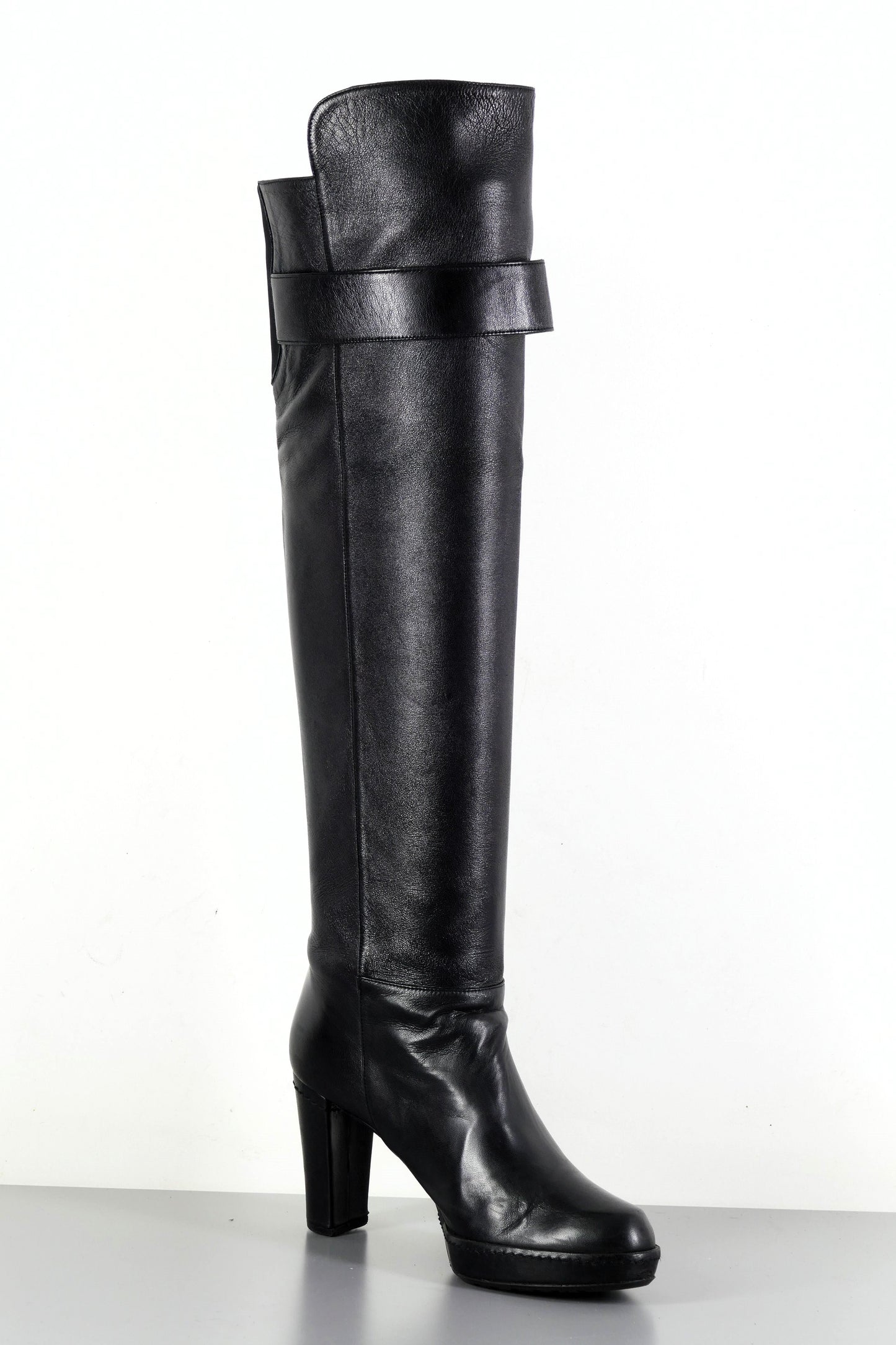 BUUTS Stuart Weitzmann Hohe Stiefel Leder schwarz 223043-3