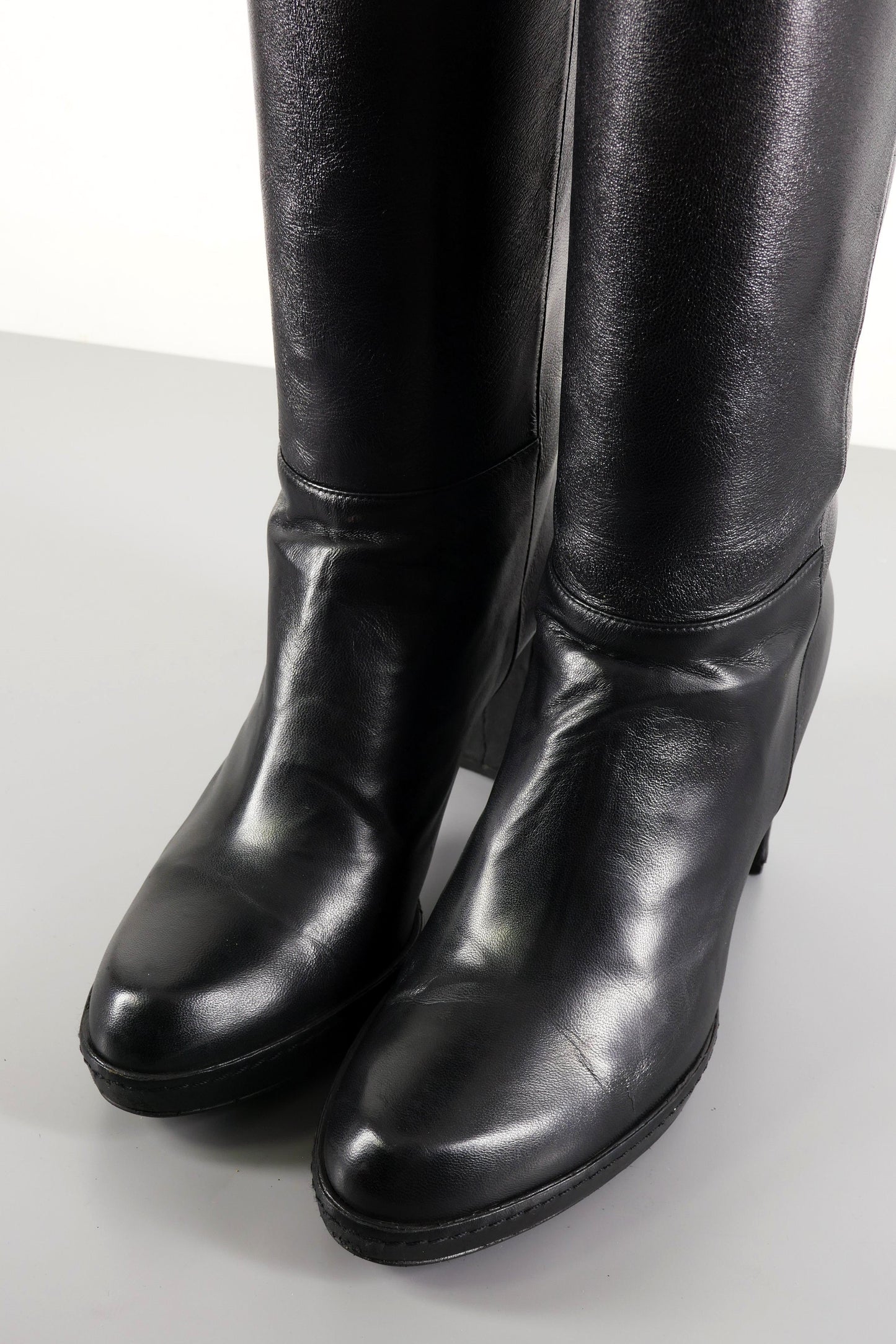 BUUTS Stuart Weitzmann Hohe Stiefel Leder schwarz 223043-6