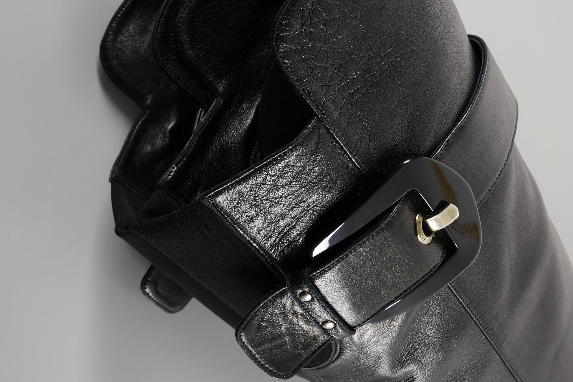 BUUTS Stuart Weitzmann Hohe Stiefel Leder schwarz 223043-7