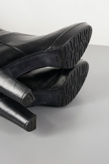 BUUTS Stuart Weitzmann Hohe Stiefel Leder schwarz 223043-9