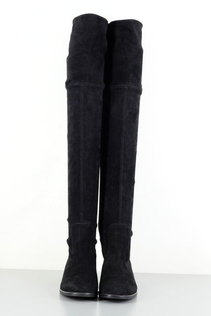 BUUTS Peter Kaiser Overknees Wildleder schwarz 223044-4