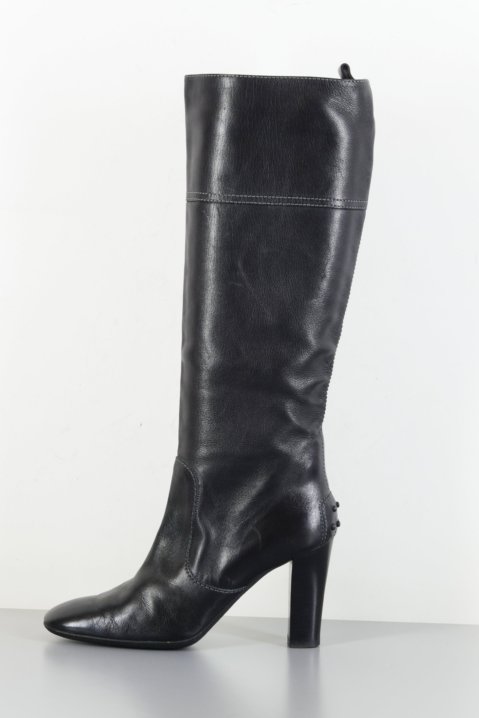 BUUTS Tods Stiefel Leder schwarz 223045-1