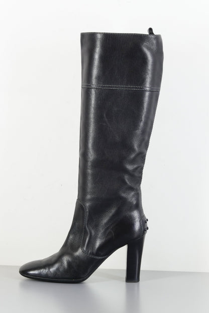 BUUTS Tods Stiefel Leder schwarz 223045-1