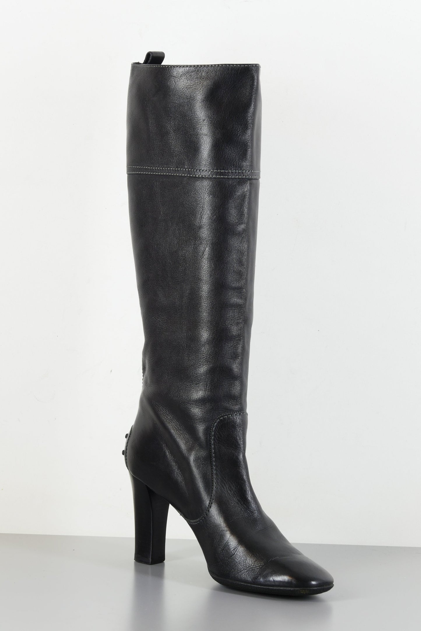 BUUTS Tods Stiefel Leder schwarz 223045-3