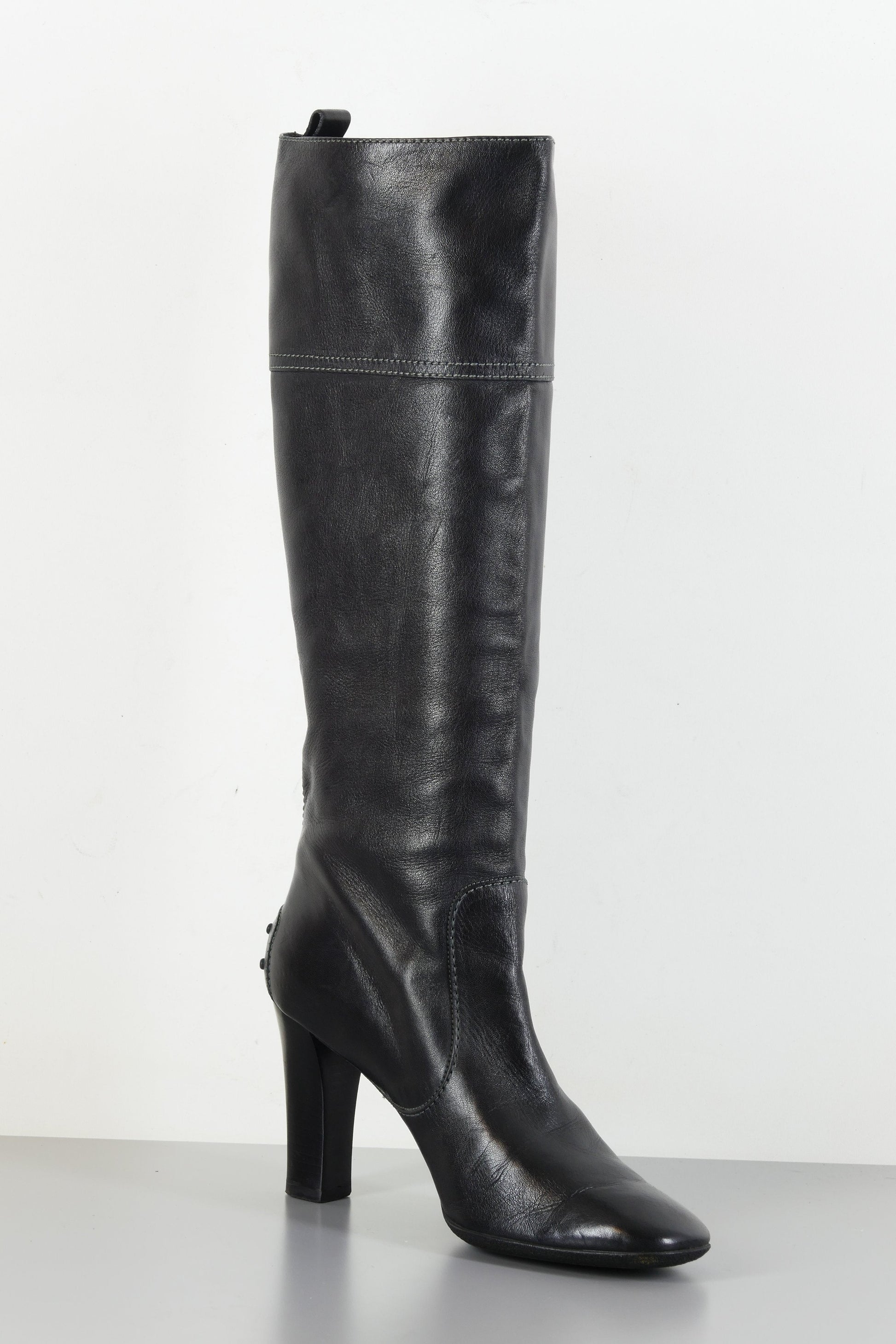 BUUTS Tods Stiefel Leder schwarz 223045-3