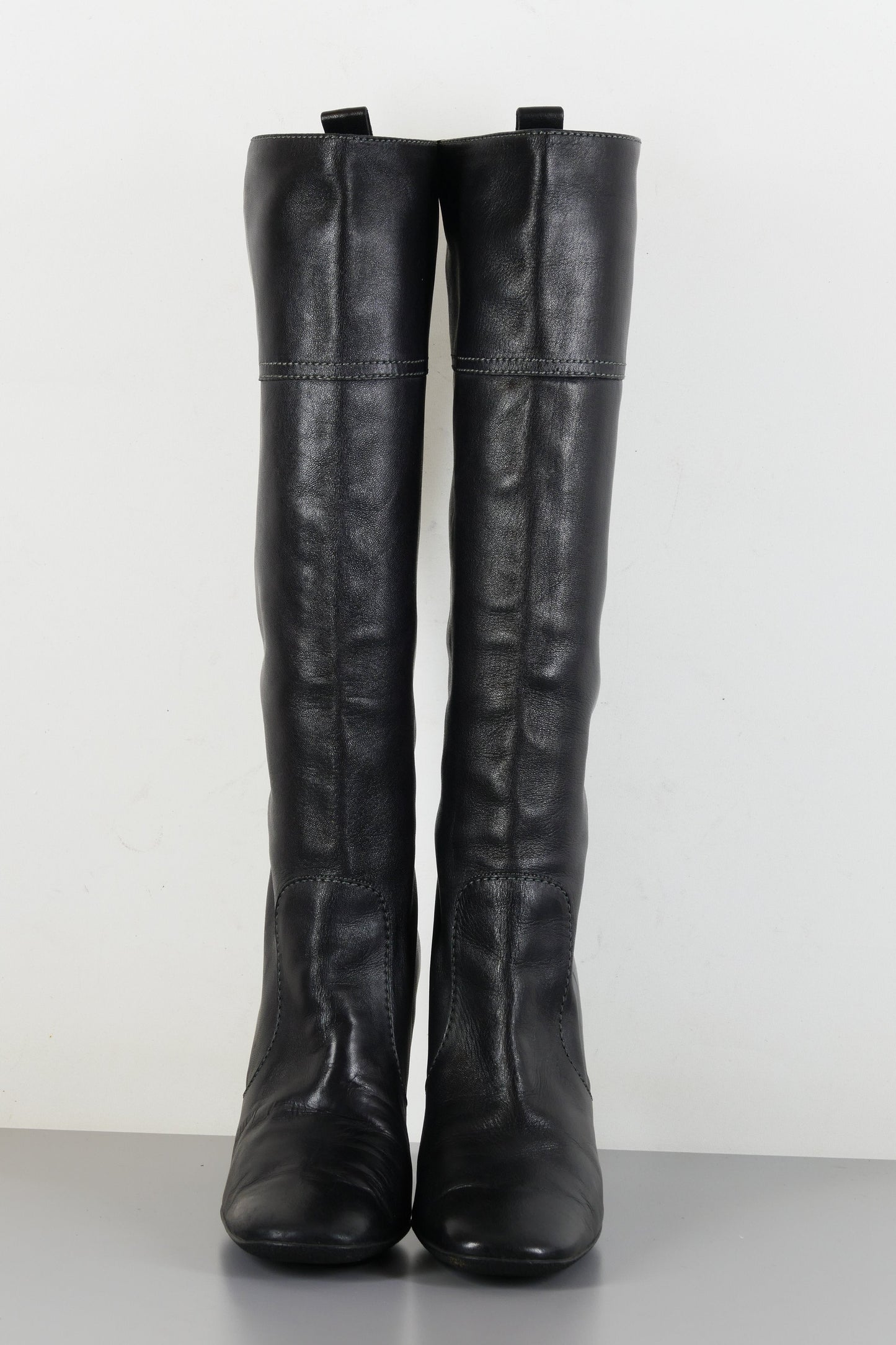 BUUTS Tods Stiefel Leder schwarz 223045-4