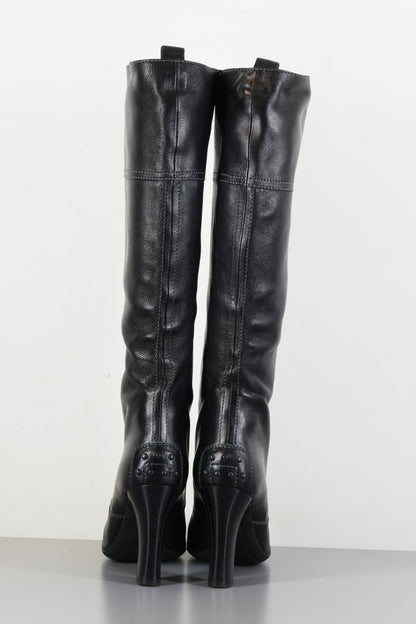 BUUTS Tods Stiefel Leder schwarz 223045-5