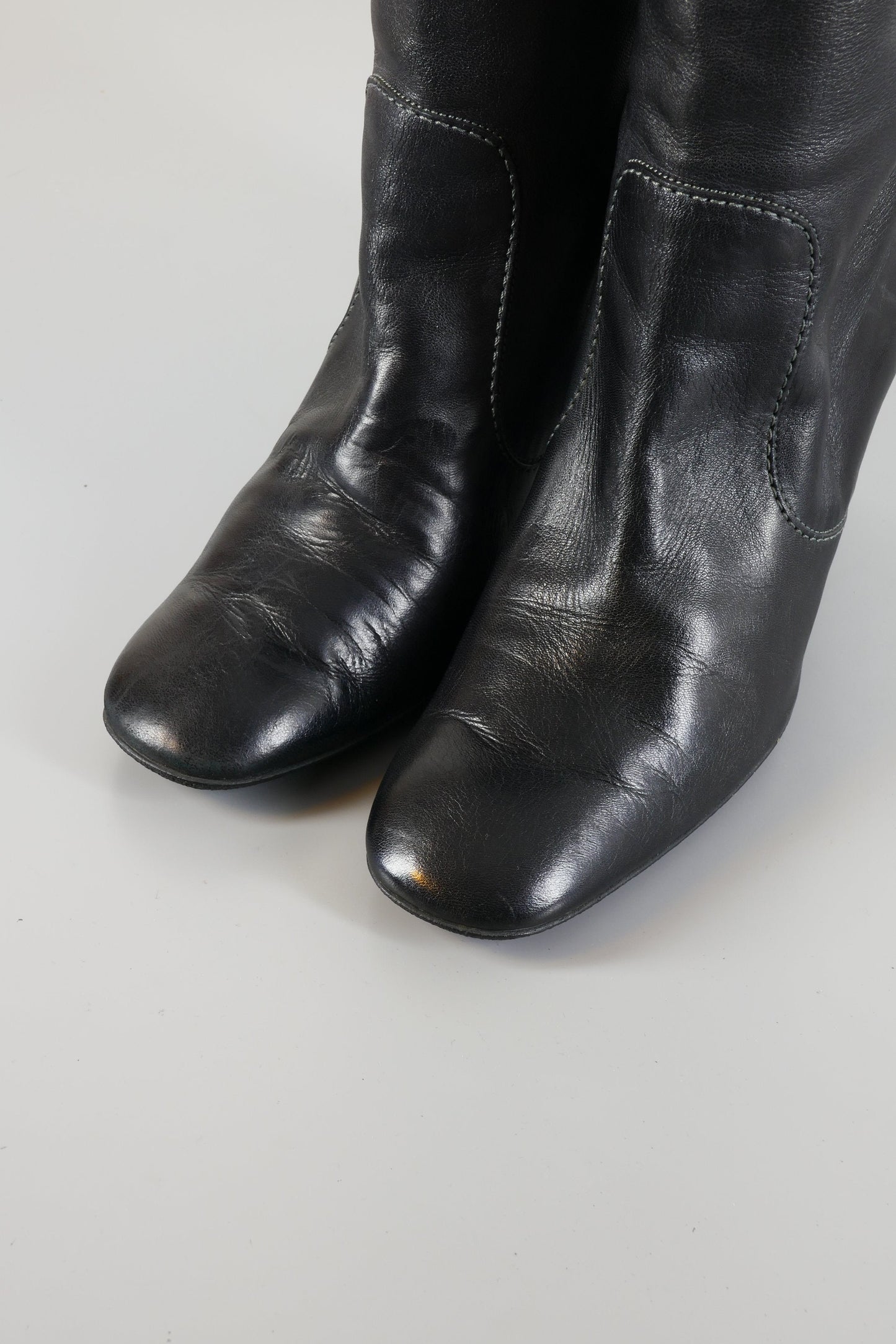 BUUTS Tods Stiefel Leder schwarz 223045-7