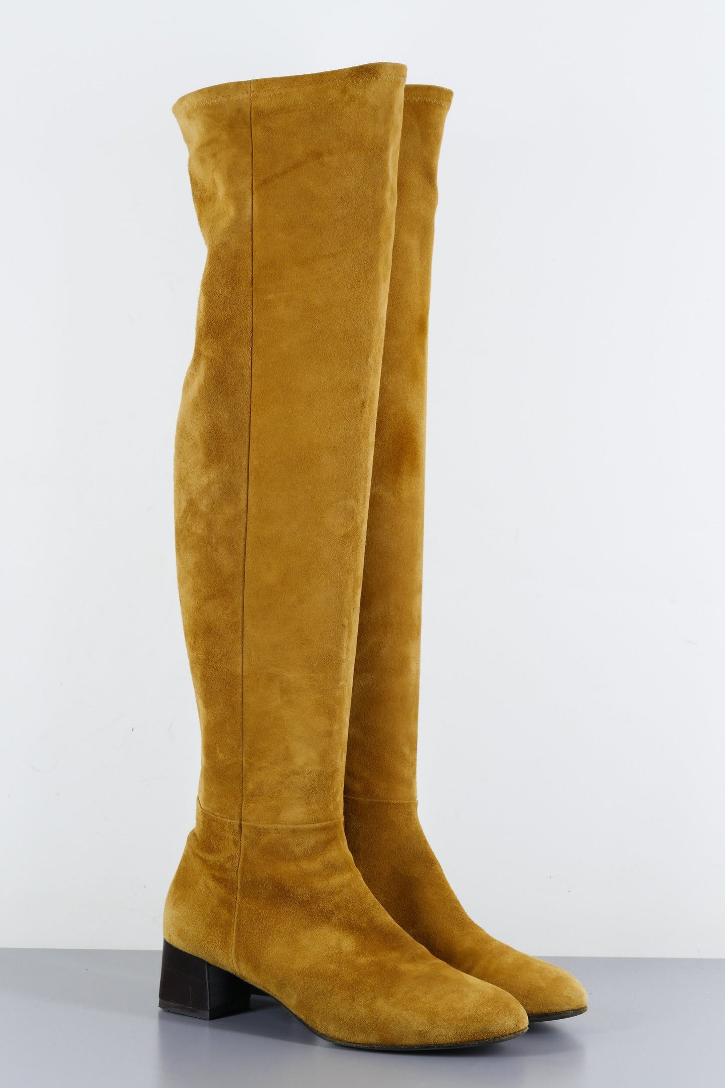 BUUTS Marc Cain Overknees Wildleder cognac 223047-2