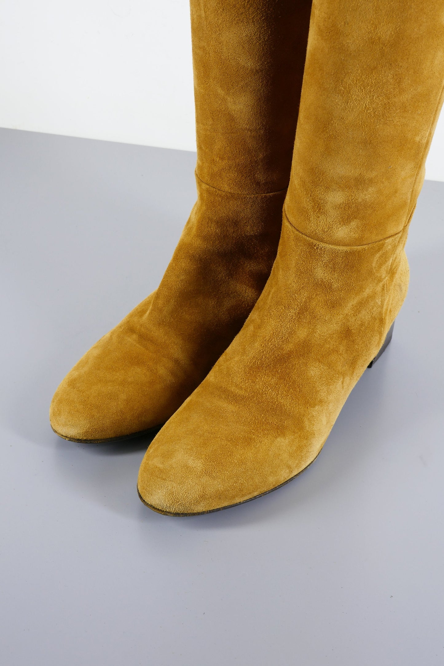 BUUTS Marc Cain Overknees Wildleder cognac 223047-5