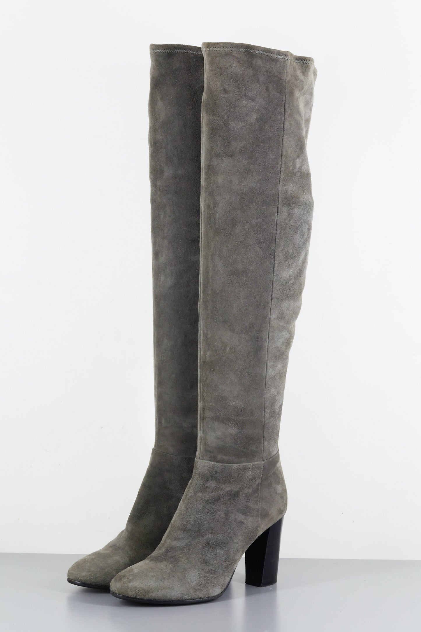 BUUTS Marc Cain Hohe Stiefel Wildleder grau 223048-2