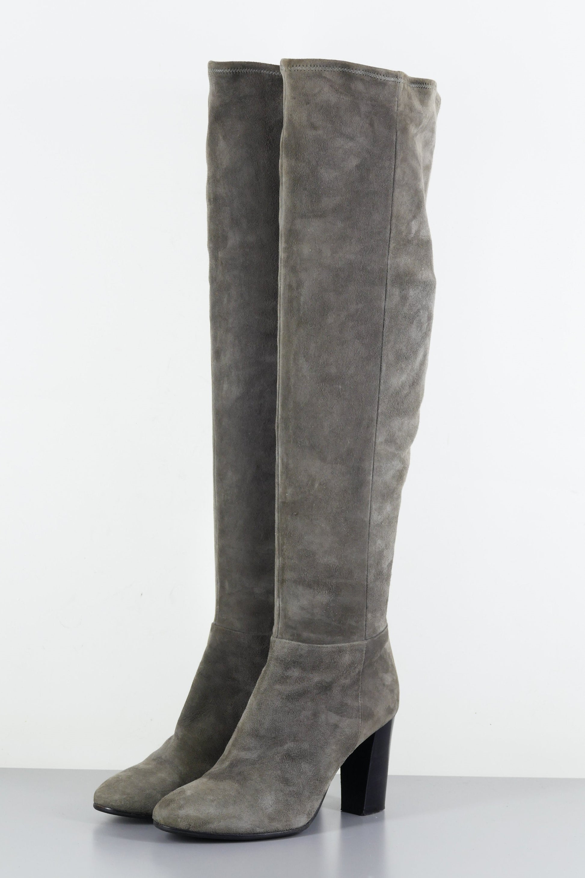 BUUTS Marc Cain Hohe Stiefel Wildleder grau 223048-2