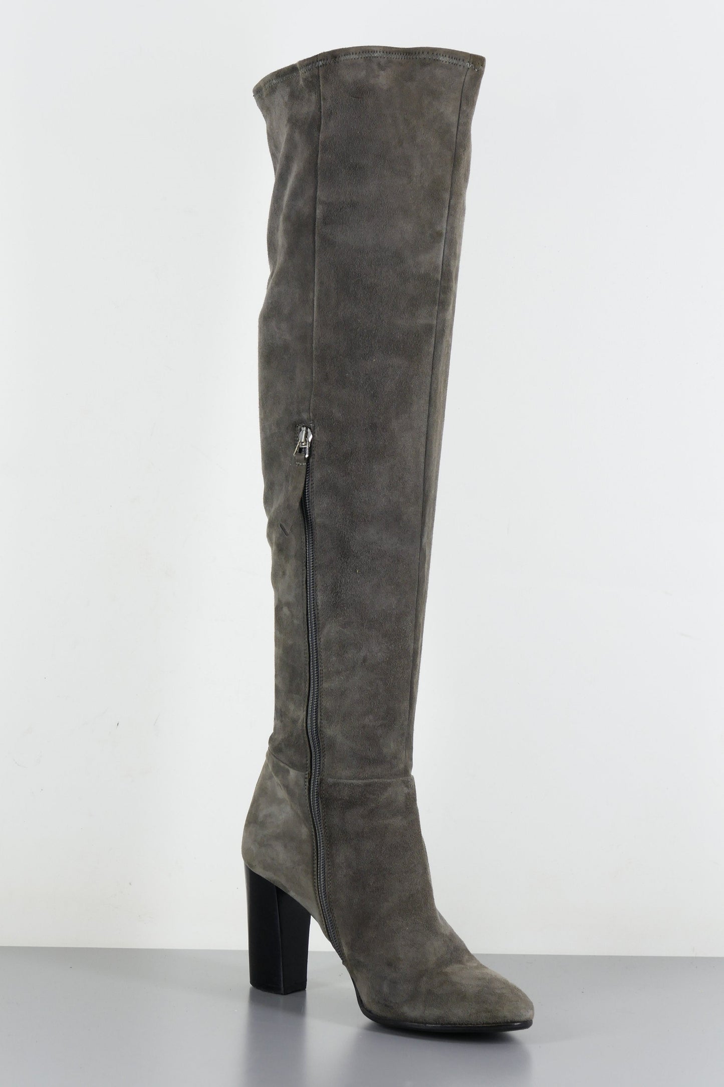 BUUTS Marc Cain Hohe Stiefel Wildleder grau 223048-3