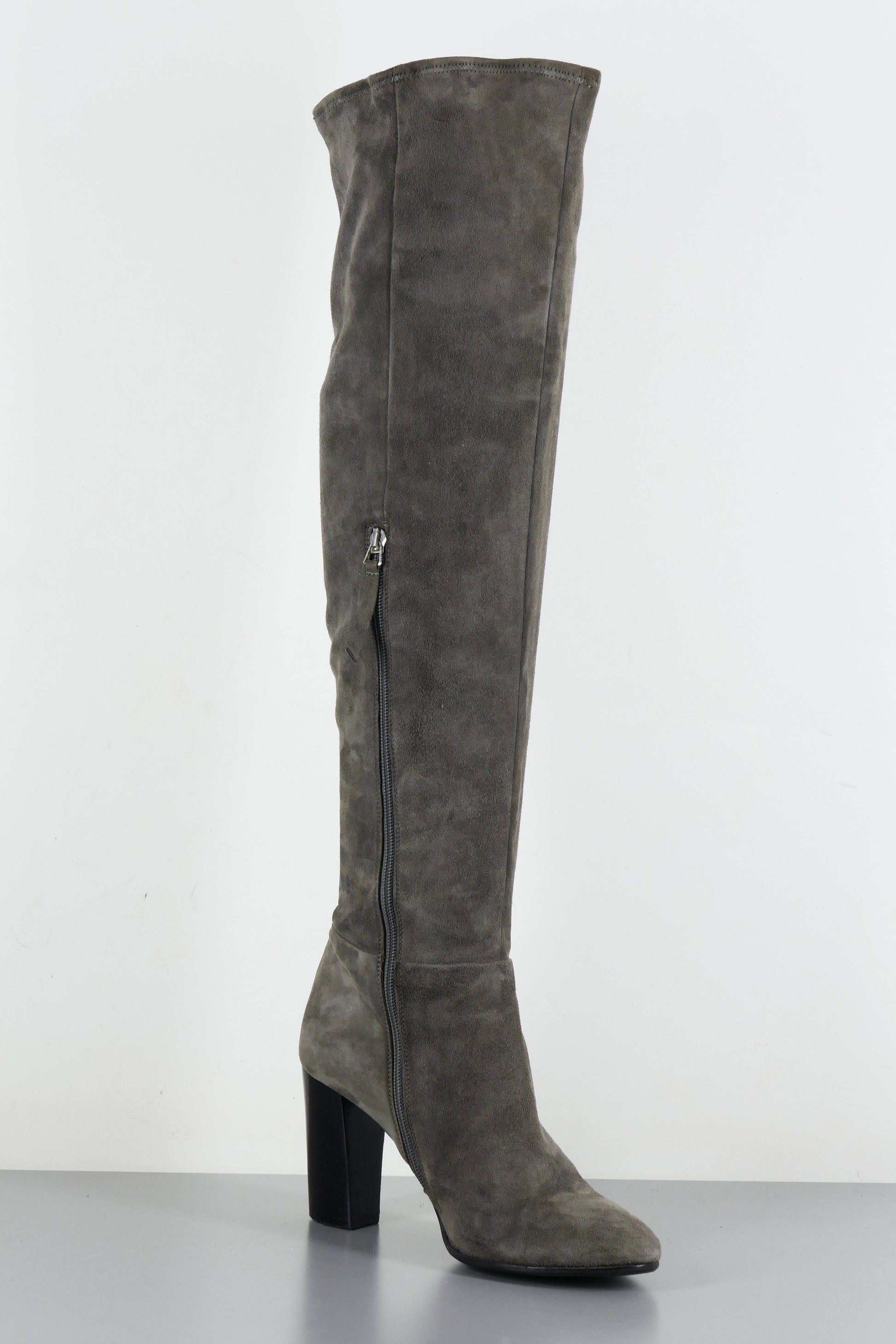 BUUTS Marc Cain Hohe Stiefel Wildleder grau 223048-3