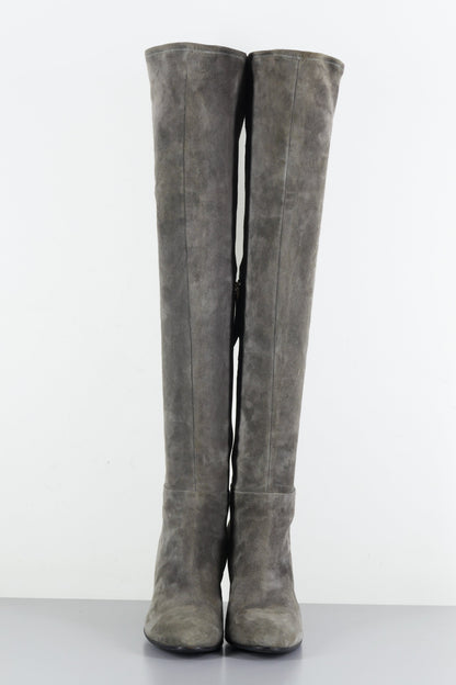 BUUTS Marc Cain Hohe Stiefel Wildleder grau 223048-4