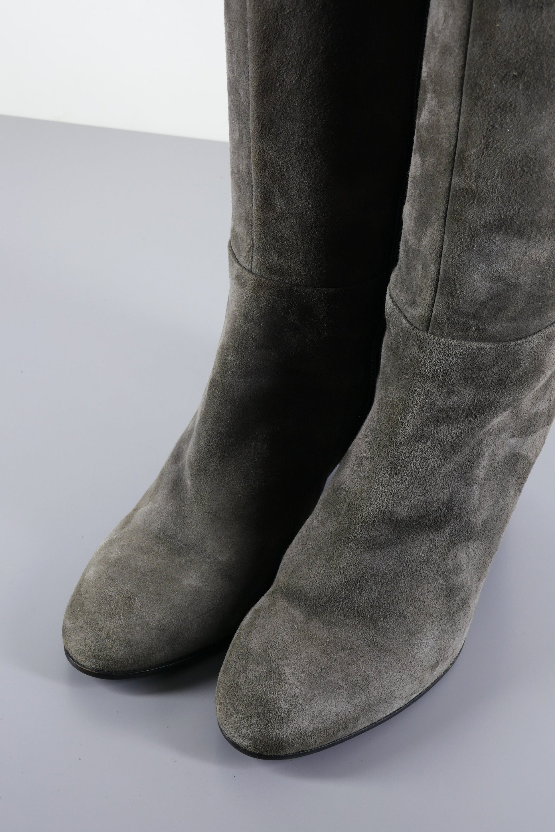 BUUTS Marc Cain Hohe Stiefel Wildleder grau 223048-6