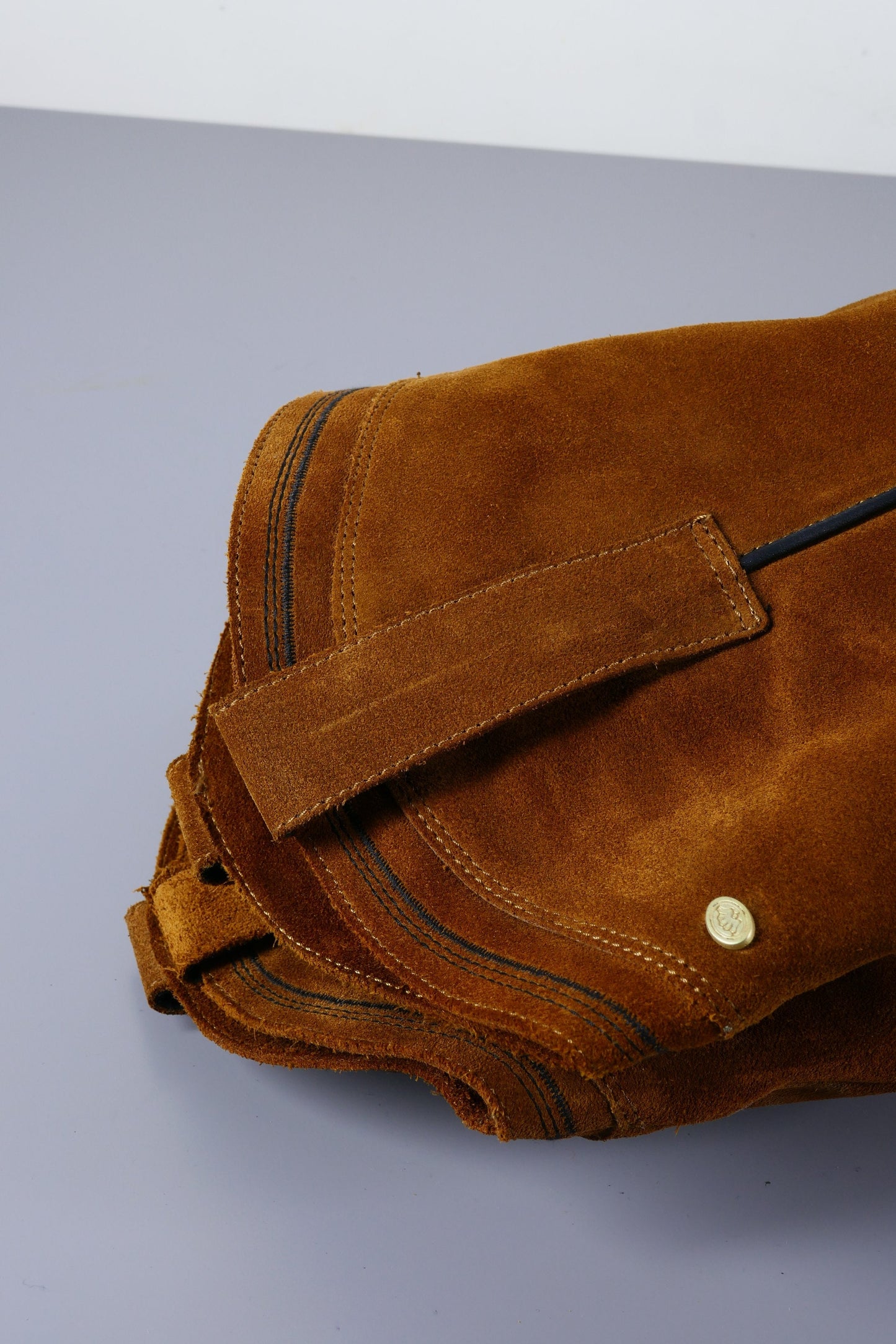 BUUTS Fred de la Bretoniere Hohe Stiefel Wildleder cognac 223049-8