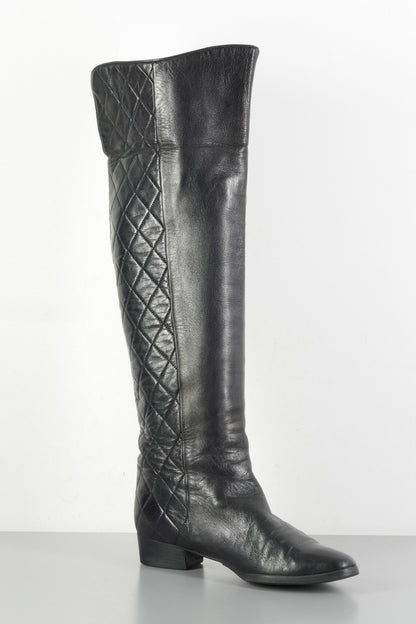 BUUTS Salmaso Vintage-Stiefel Leder schwarz 223054-2