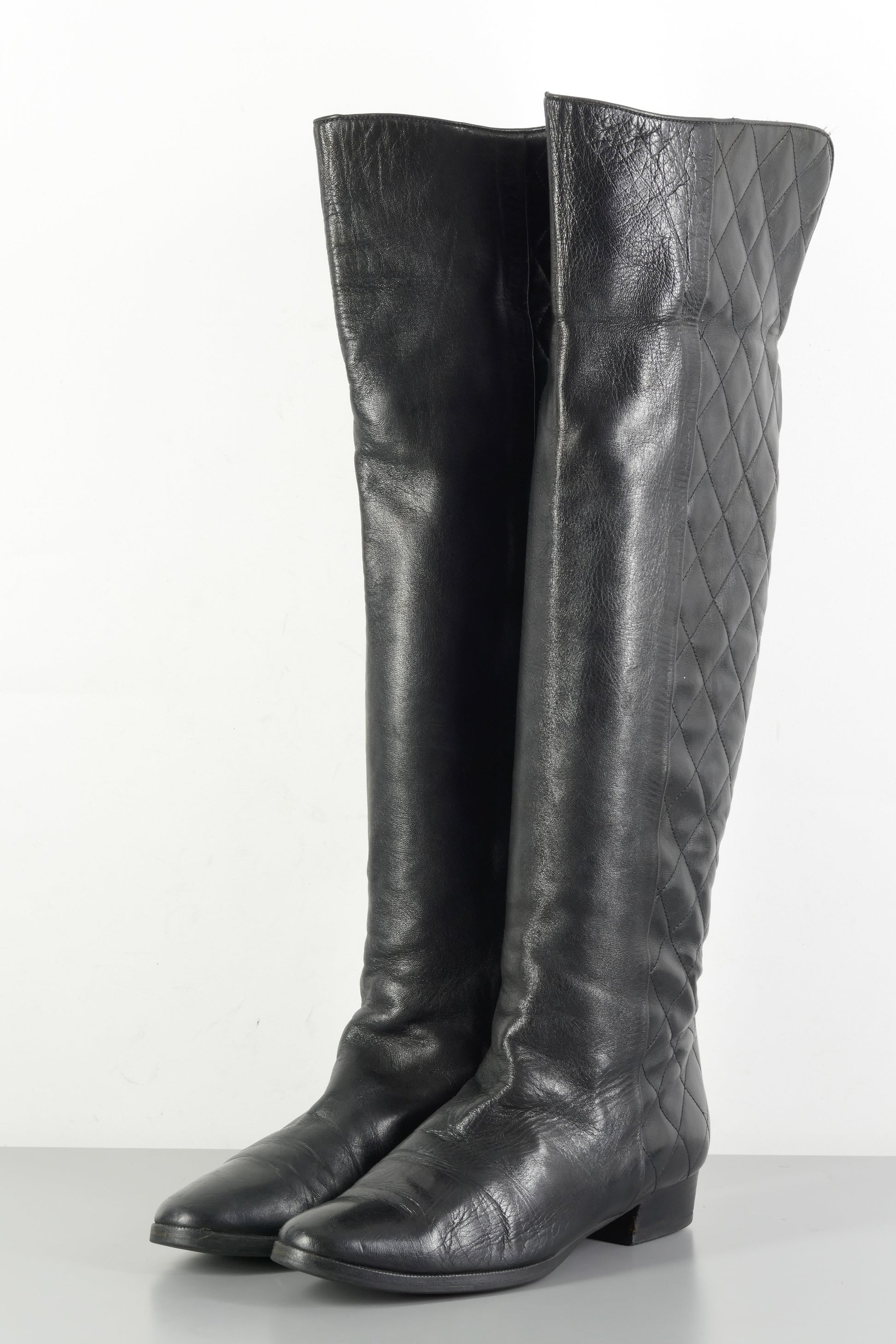 BUUTS Salmaso Vintage-Stiefel Leder schwarz 223054-3