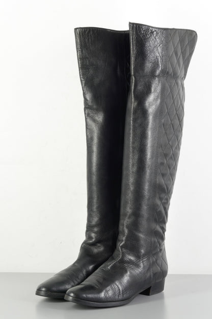 BUUTS Salmaso Vintage-Stiefel Leder schwarz 223054-3