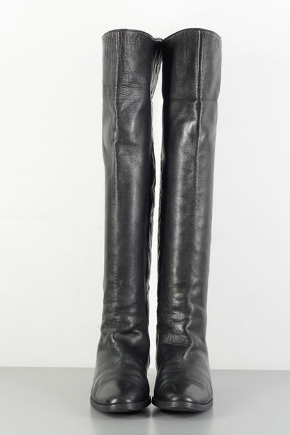 BUUTS Salmaso Vintage-Stiefel Leder schwarz 223054-4