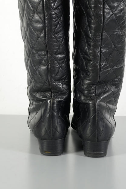 BUUTS Salmaso Vintage-Stiefel Leder schwarz 223054-6