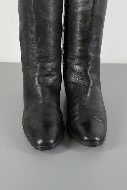 BUUTS Salmaso Vintage-Stiefel Leder schwarz 223054-7
