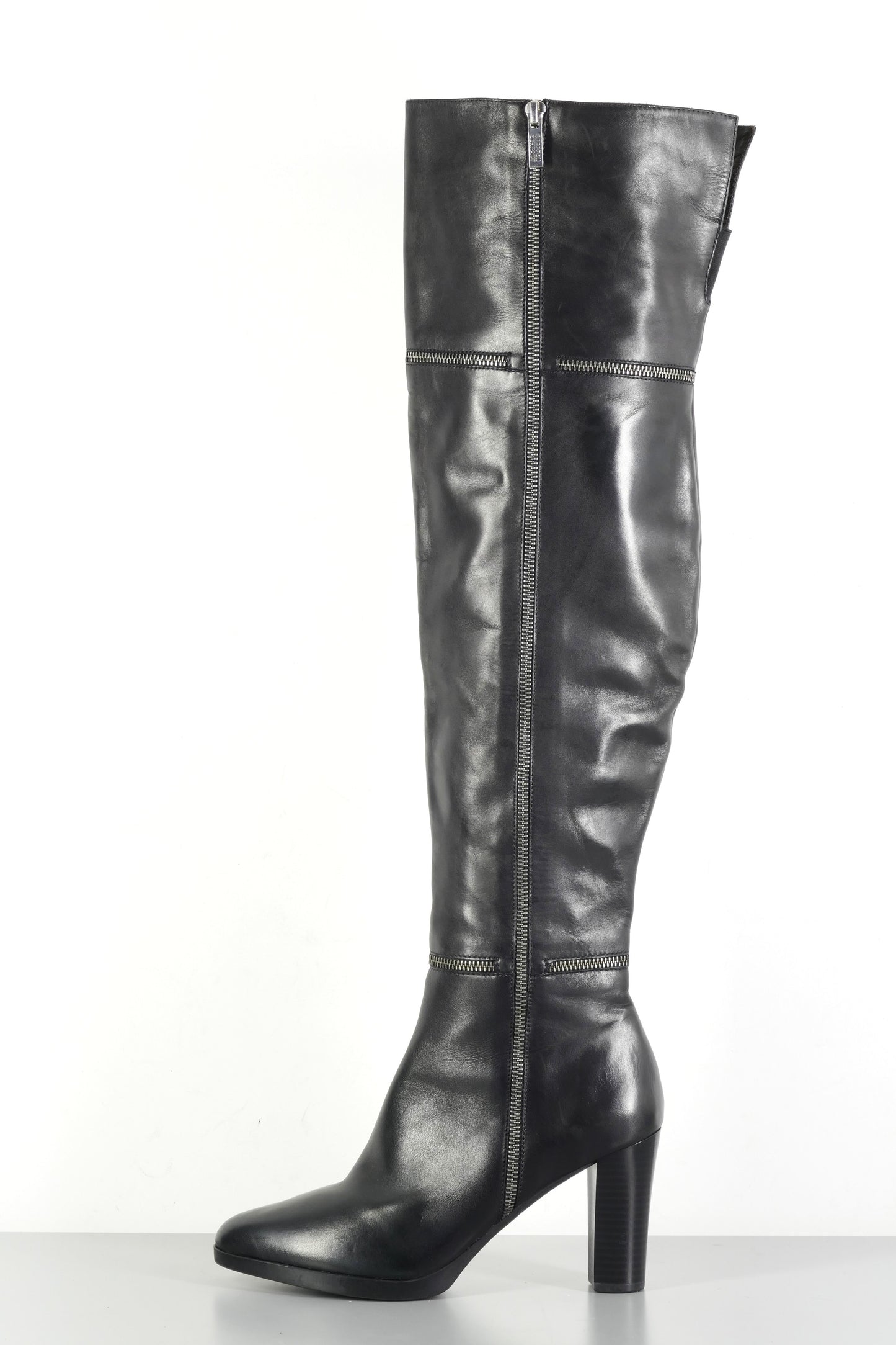 BUUTS Steffen Schraut Overknees Leder schwarz 223055-1