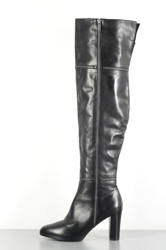 BUUTS Steffen Schraut Overknees Leder schwarz 223055-1