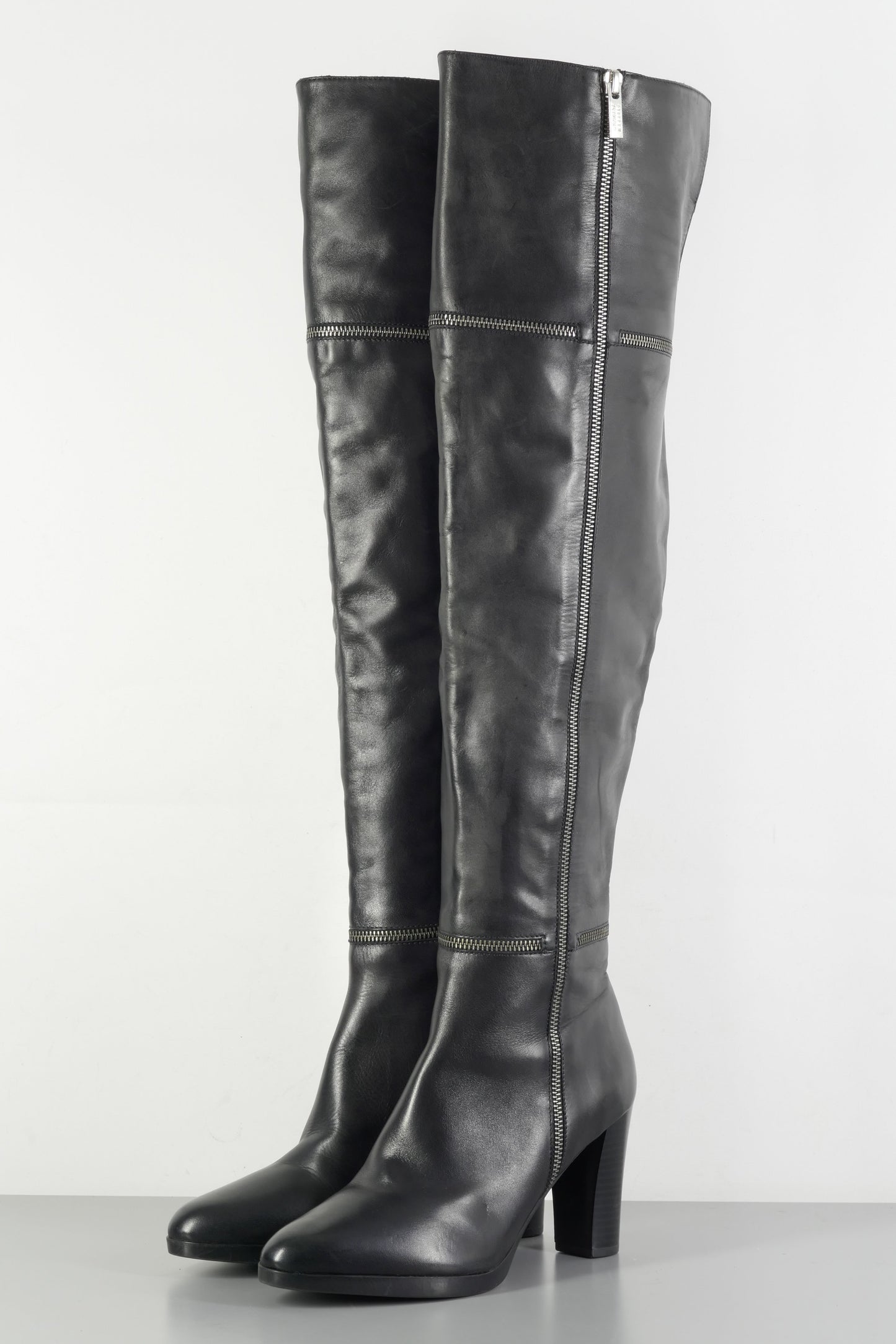 BUUTS Steffen Schraut Overknees Leder schwarz 223055-3