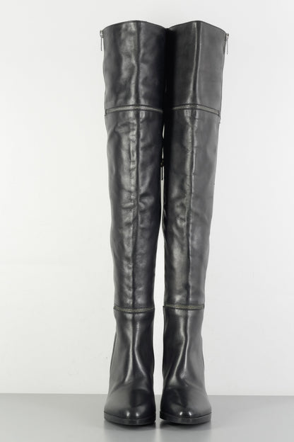 BUUTS Steffen Schraut Overknees Leder schwarz 223055-4