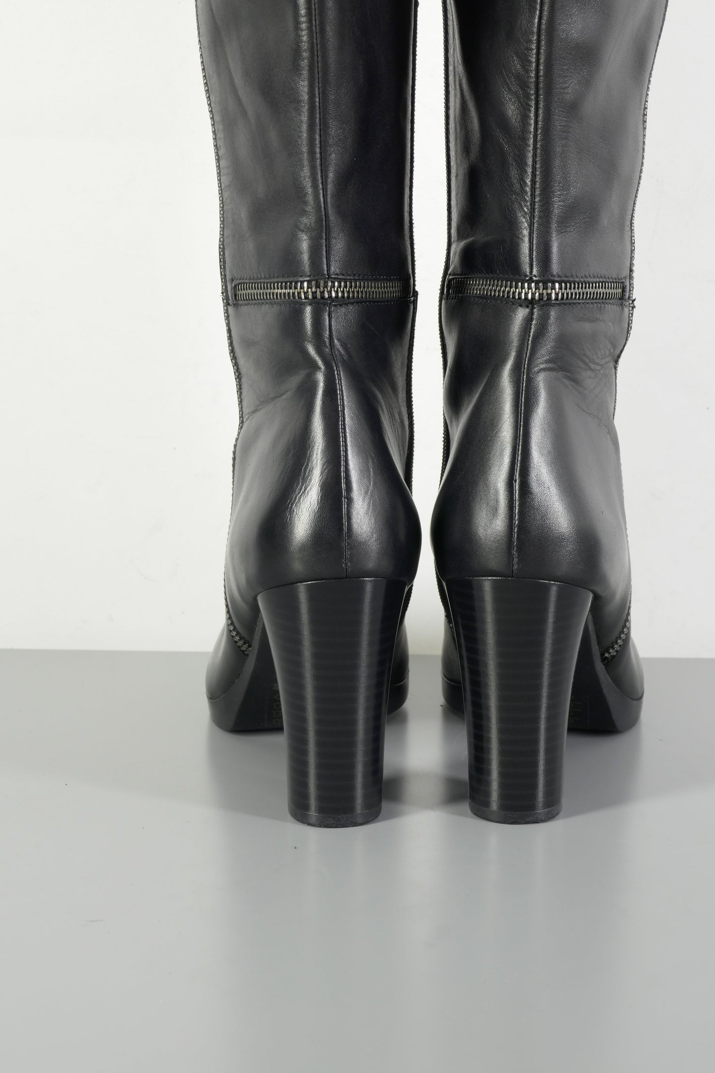 BUUTS Steffen Schraut Overknees Leder schwarz 223055-6
