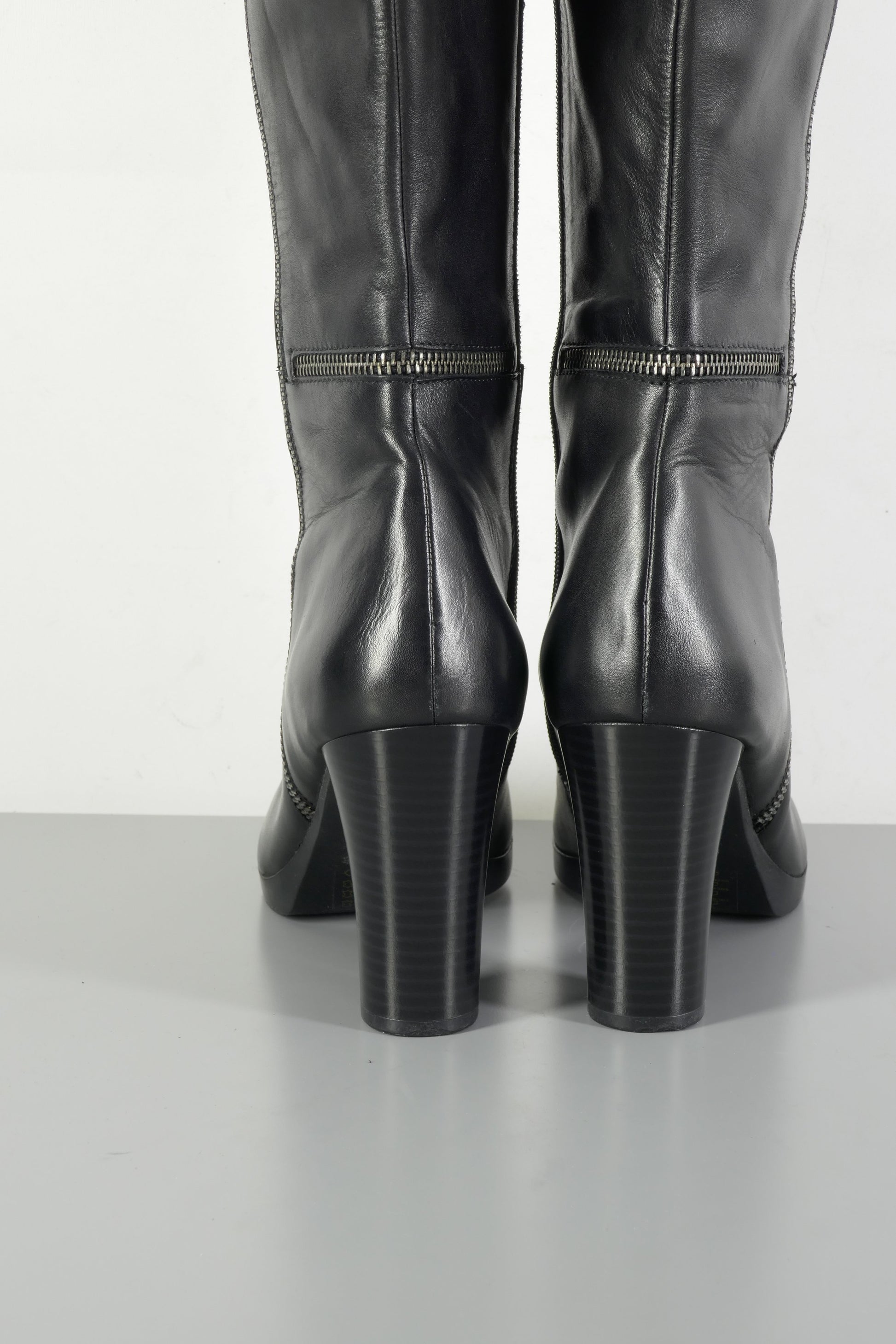 BUUTS Steffen Schraut Overknees Leder schwarz 223055-6