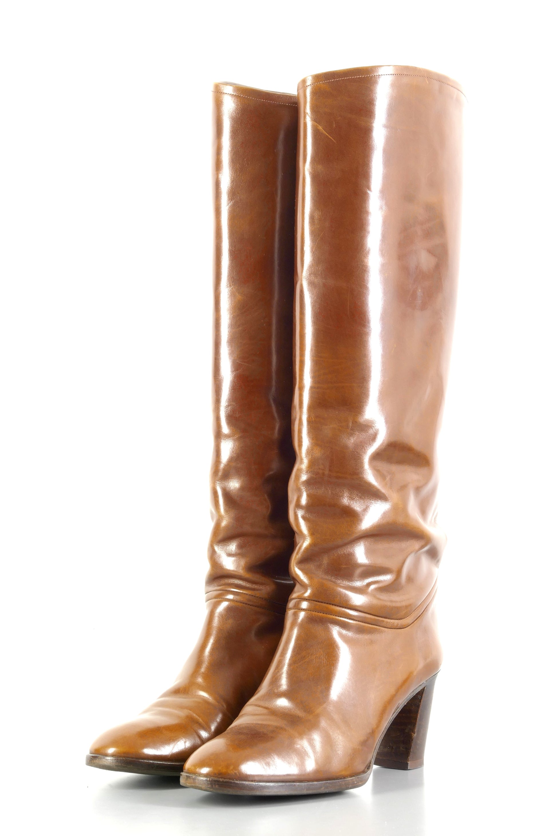BUUTS Daniela am Rossmarkt Vintage-Stiefel Leder cognac 223056-3