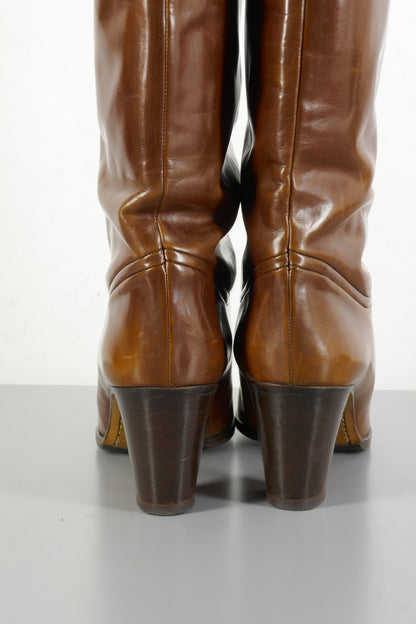 BUUTS Daniela am Rossmarkt Vintage-Stiefel Leder cognac 223056-5