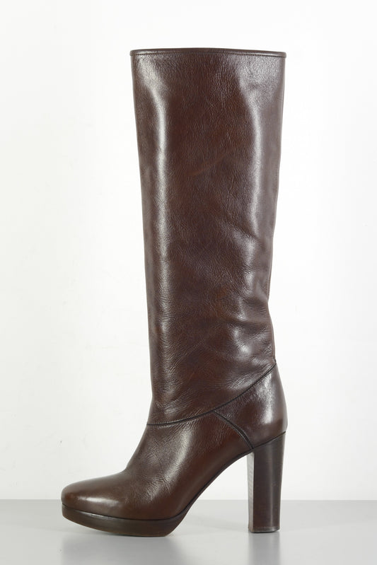 BUUTS Vanessa Bruno Stiefel Leder kastanie 223057-1
