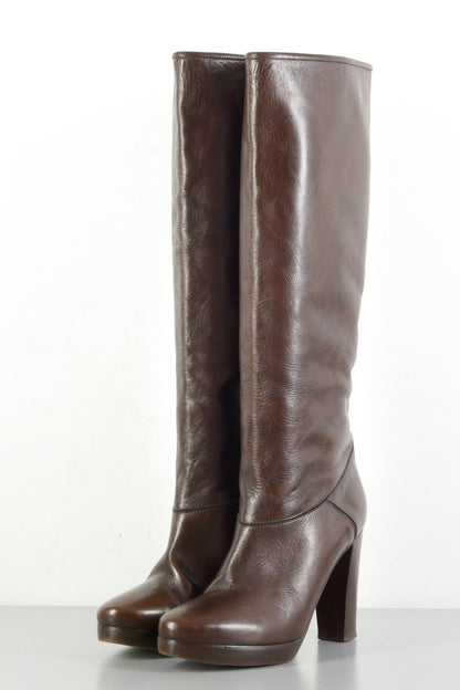 BUUTS Vanessa Bruno Stiefel Leder kastanie 223057-3